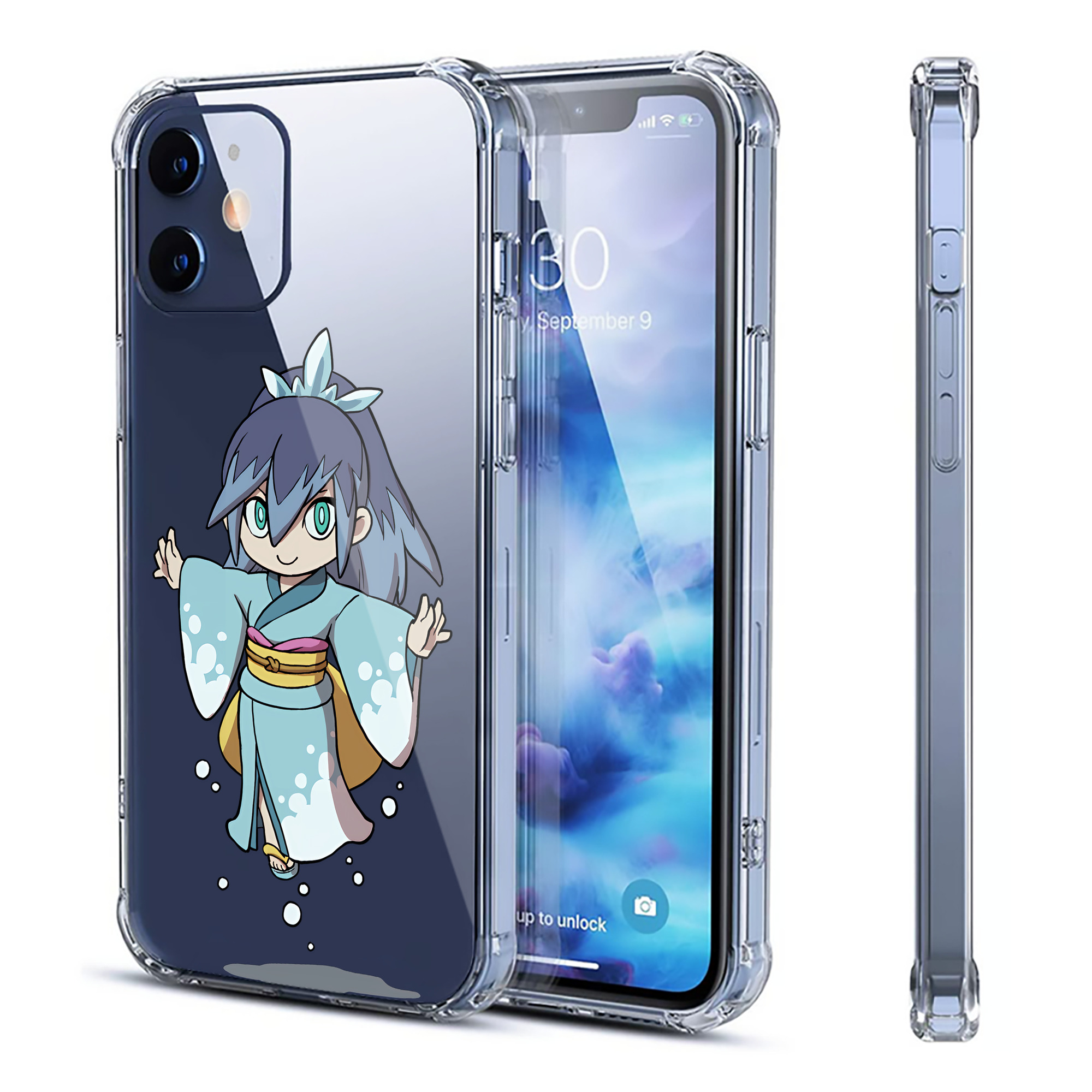 （画像用） 妖怪ウォッチ Yo-kai Watch 【iPhone 12シリーズ対応】透明スマホケース（クリアソフトケース）
